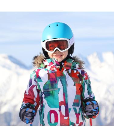 Kids Winter Gloves 2 Pairs - Waterproof Camo Snowboard Gloves for Ages 8-14 - Buy Online on GoSupps.com