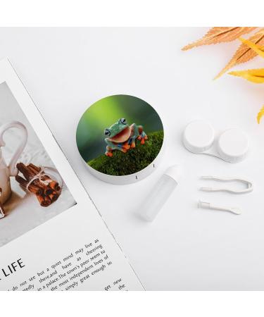 Buy Pylon Blue Laughing Tree Frog Contact Lens Case - Portable Travel Box with Mirror for International Shipping - Buy Online on GoSupps.com
