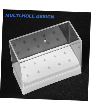 Mipcase 2 Pcs Nail Drill Bit Container Drill Bit Stand for Nails Nail Drill Bit Holder Drill Bits Cleaning Brush Case Drill Bits Display Case Nail Bits Manicure Tools Portable Plastic - Buy Online on GoSupps.com