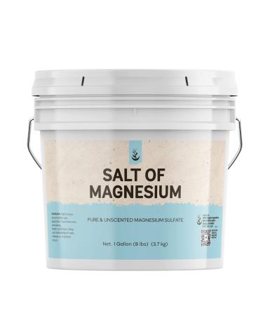 Pure Original Ingredients Salt of Magnesium (1 Gallon) Pure Epsom Salt  Unscented  Natural Skin Scrub