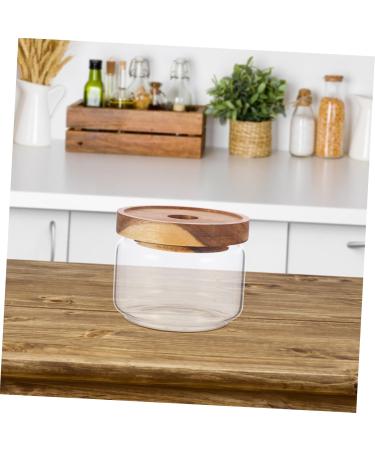 Alipis Glass Transparent Kitchen Cereal Soybean Jar Sealing Grain Multifunction Cereals Can Coarse Food 1 - Buy Online on GoSupps.com