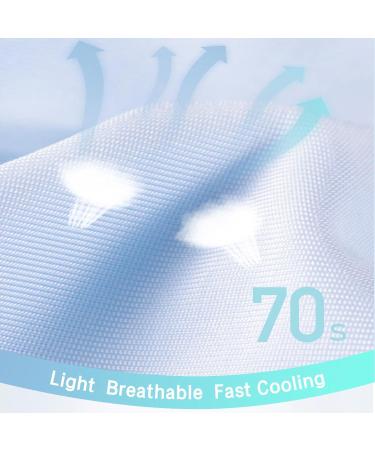 Winmany Cooling Vest for Dogs - Summer Sleeveless T-Shirt Tank Top - Quick-Drying Sun Protection Clothing for Small Medium & Large Dogs (Large Blue) - Buy Online on GoSupps.com