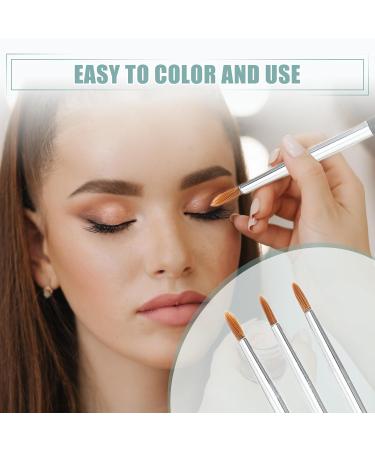 VOCOSTE 3pcs Makeup Brush Set - Eyeliner Lip & Smudger Brushes with Wooden Handles for Flawless Eye Makeup | International Shipping Available - Buy Online on GoSupps.com