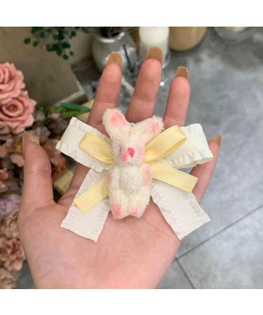Teens Girl Rabbit Hair Clip Sweet Bowknot Bear Hair Barrettes Duckbill Hair Pin For Child Aesthetic Hair Decor Accessory Cute Bear Hair Accessory Rabbit Hair Clip - Buy Online on GoSupps.com