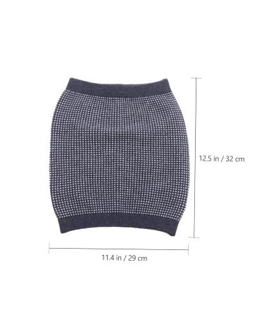 Wool Jacquard Waist Support for Women - Breathable Elastic Back Brace for Lower Back Pain Relief | Fitness Belt XL Grey - Buy Online on GoSupps.com