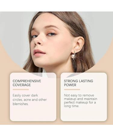 Ekyoune Under Eye Brightener Concealer Pink Under Eye Brightener and Color Corrector Effectively Cover Dark Circles Moisturizing Waterproof Foundation Light to Medium Skin Tone - Buy Online on GoSupps.com