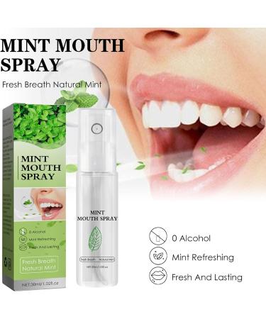 Fresh Mint Breath Spray for Bad Breath & Dry Mouth - Oral Care Spray for Lasting Freshness - Buy Online on GoSupps.com