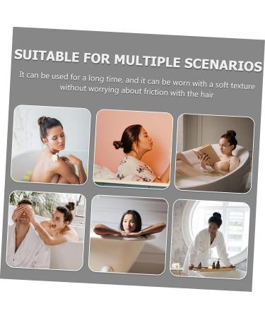 Healeved 2pcs Double-layer Satin-lined Shower Caps for Women - Peva Lining, Hair Drying Turban, Bathing Cap - Buy Online on GoSupps.com