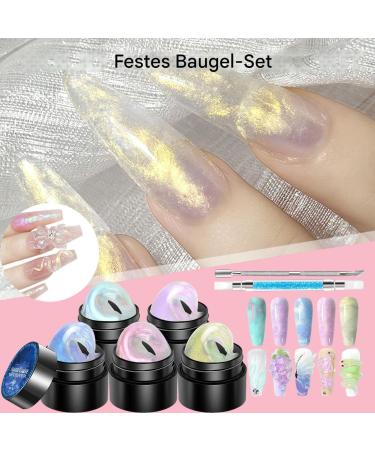  Generisch Nail sculpting gel - 5g x 5 colors - Solid sculpting gel - Fast cure - UV/LED light - Manicure kit - Nail building - 3D painting - Professional kit - Buy Online on GoSupps.com