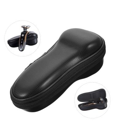 Lurrose Portable Razor Travel Bag - PU Leather Storage Box & Clipper Case for Men | Hard Case Shaving & Shaver Organizer - International Shipping Available - Buy Online on GoSupps.com