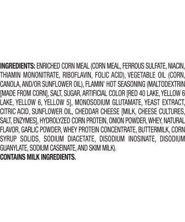 Cheetos Minis Flamin' Lot de 6 sachets de fromage chaud - Buy Online on GoSupps.com