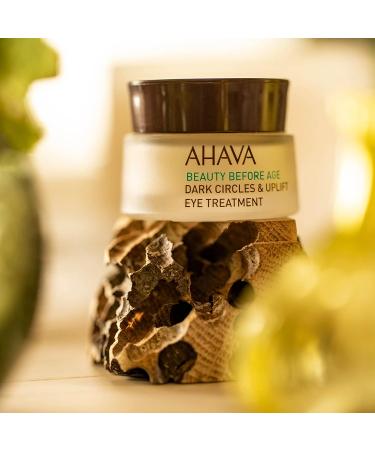 AHAVA Dead Sea Dark Circles Uplift Eye Treatment Cream - Reduce Dark Circles & Puffiness 0.5 Fl Oz - Buy Online on GoSupps.com