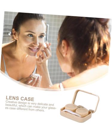 Hapinary 4-Piece Eyewear Holder Set | Travel Container for Glasses & Contact Lenses | Compact 6.5x4.5x2cm - Buy Online on GoSupps.com