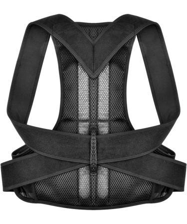 Full Back Belts Posture Corrector Brace for Women Men Clavicle Brace for Lower and Upper Back Pain Relief Double Layer Shoulder Support Kyphosis Humpback (Size : Small) (XXXX) (Large) - Buy Online on GoSupps.com