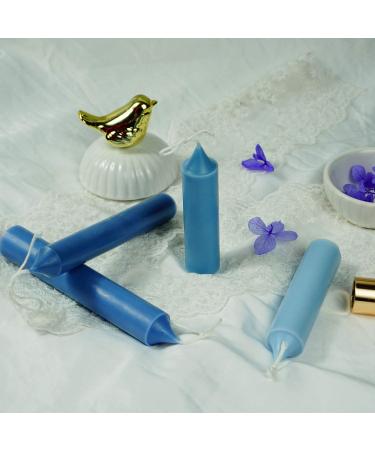 Taper Candle Mold Set - 2PC Pillar Molds for Emergency, Chime, and Table Candles with 30 Ft. Wick - Includes Mold Sealer and 2 Wick Clips - Buy Online on GoSupps.com