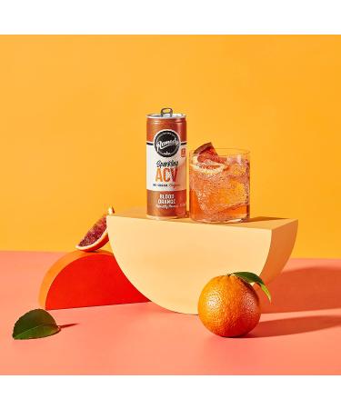 Remedy Sugar Free Raw Apple Cider Vinegar Drink with The Mother - USDA Organic & Keto - Blood Orange Sparkling ACV - 8.5 Fl Oz Can 12-Pack - Buy Online on GoSupps.com
