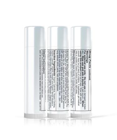 SPF 15 Mineral Sunscreen Lip Balm - Vegan & Cruelty-Free Hydrating Lip Care - Broad Spectrum UVA/UVB Protection - Lemon & Mint Scent - DRN Labs 0.15 oz - Buy Online on GoSupps.com