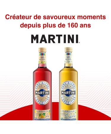 MARTINI Vibrante and Floreale Non Alcoholic Aperitivo Dual Pack 2 x 75cl / 750ml Infused with Superior Botanicals - Buy Online on GoSupps.com