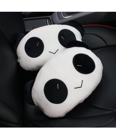 MissSoul 2Pcs Car Neck Headrest Pillow - Cute & Comfortable Panda Design for Driving - Buy Online on GoSupps.com