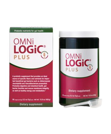 Omni-Logic Plus Prebiotic - Prebiotic Fiber Powder Supports Balanced Gut Bacteria and Optimal Digestive Health - Non-GMO Daily Fiber Supplement Powder (90 Servings)