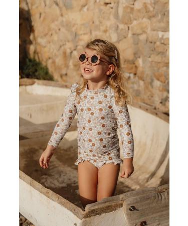 Little Dutch UV Protection Swim Shorts with Ruffles - Vintage Little Flowers (Size 98/104) | Shop Internationally - Buy Online on GoSupps.com