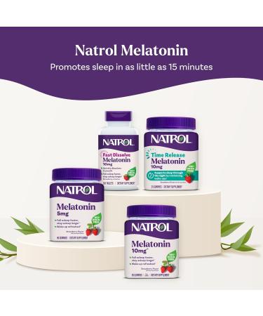 Natrol Melatonin 10mg Sleep Aid Supplement 80 Count MelatoninMax Gummies Blueberry Flavor 10 mg Melatonin Gummies for Occasional Sleeplessness 80 Day Supply Blueberry 80 Count (Pack of 1) - Buy Online on GoSupps.com