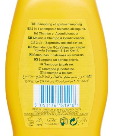 Avon Naturals Kids Wacky Watermelon 2-in-1 Shampoo and Conditioner - 250ml - Buy Online on GoSupps.com