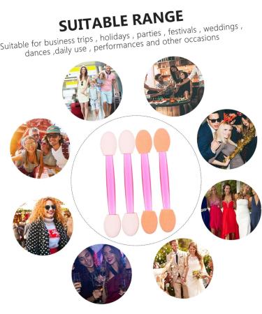 OHPHCALL 80pcs Cosmetic Eye Shadow Sponge Makeup Eyeshadow Brush Makeup Eyeshadow Applicator - Buy Online on GoSupps.com