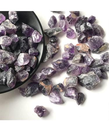 Collection Home Decor Gift 100g Natural Purple Amethyst Point Quartz Crystal Rough Stone Mineral Specimen for Fish Tank Raw Stone (Color : 100g 10-20mm) - Buy Online on GoSupps.com