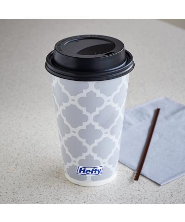 Hefty 16 oz Disposable Hot Cups with Lids - Pack of 20 - Buy Online on GoSupps.com
