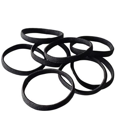 HAARallerliebst Extra Wide Hair Ties (8 Pack) - Black 5 cm | Storage Box Included (White) - International Shipping Available - Buy Online on GoSupps.com