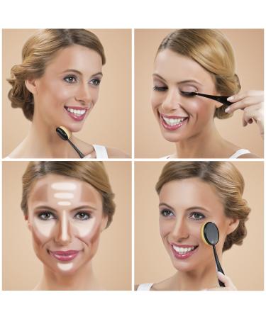 Vitalmaxx Make Up Brush Set Contouring Deluxe | Professional 10-Part Face & Eyeshadow Brush Set | Premium Cosmetic Brushes for Flawless Makeup - Buy Online on GoSupps.com