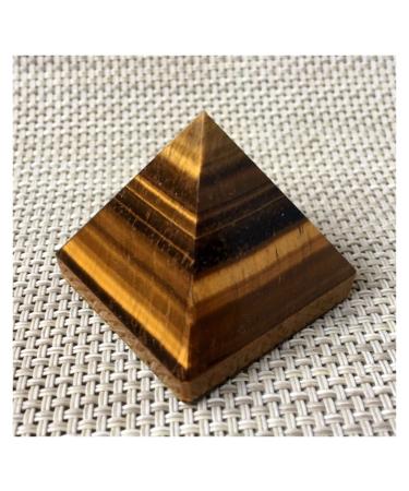Pyramid Natural Tiger Eye Crystal Pyramid Gemstone Quartz Meditation Quartz Pyramis Chakra Meditation Crystal