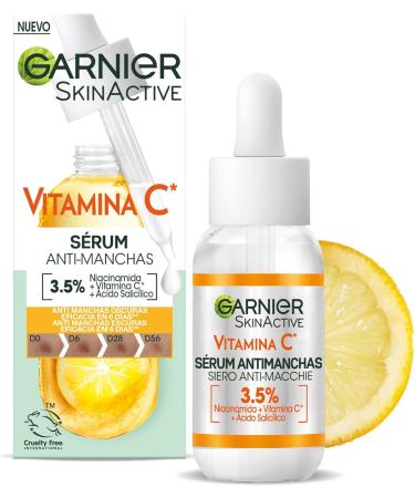 Garnier Anti Stain Serum with Vitamin C Niacinamide and Salicylic Acid Multicolor - Buy Online on GoSupps.com