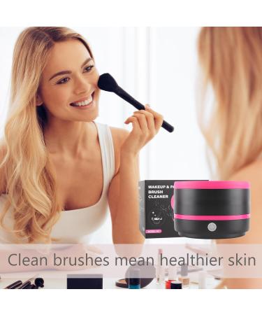DaizySight Electric Makeup Brush Cleaner - Fast Spin & Clean in Seconds - Black & Pink - Buy Online on GoSupps.com