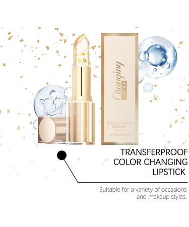  G n rique Color Changing Lipstick Plumping Lip Balm Gold Foil Tint Moisturizing Formula Dewy Finish 1-Pack for Day Night Makeup Dating Shopping Outdoor - Buy Online on GoSupps.com