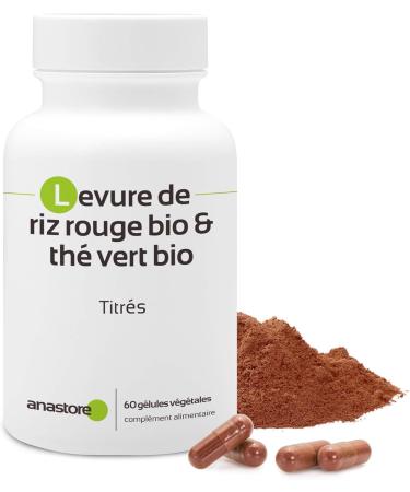 Organic red yeast rice and organic green tea * 3+1 FREE PACK * 387 mg / 240 capsules * Anti-inflammatory cardiovascular - Buy Online on GoSupps.com