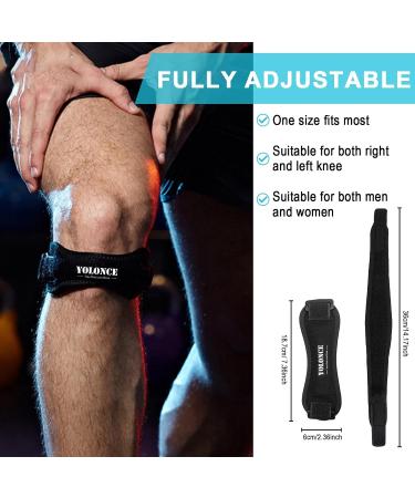 nailgeler 2 Pieces Patellar Knee Brace Patella Tendon Knee Straps Sports Knee Brace for Women and Men Patellar - Buy Online on GoSupps.com
