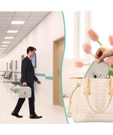 Junundjing 2-Piece Medication Bag Set | Large & Small Travel Pharmacy Bag | Waterproof First Aid Kit | Ideal for Outdoor Adventures - Buy Online on GoSupps.com