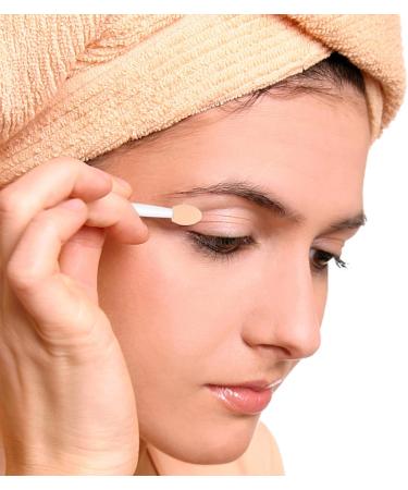 Beavorty 100 Pcs Double Ended Eyeshadow Brush Disposable Makeup Applicator Dual Ended Makeup Brush Girl Woman - Buy Online on GoSupps.com