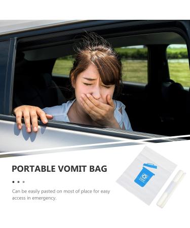 LALAFINA 50pcs Outdoor Vomit Bags - Stick-on Disposable Motion Sickness Bags for Travel, Camping & Office - 30.5x20.5cm - Buy Online on GoSupps.com