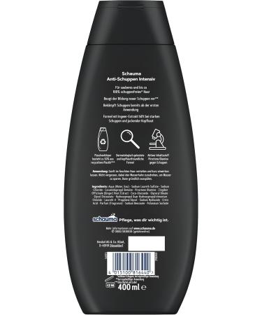  Schauma Schauma Intensive Anti-Dandruff Shampoo (400 ml) shampoo fights severe dandruff from the first application shampoo helps with itchy scalp - Buy Online on GoSupps.com