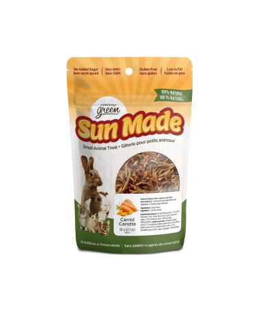 Living World Green Sun Made Small Animal Treats - Carrot - 20 g (0.7 oz)