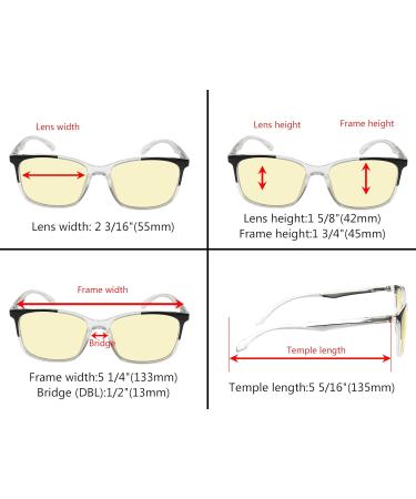 Buy Eyekepper 5-Pack Blue Light Filter Glasses for Women - Fashionable Yellow Tinted +2.00 Blocking Glasses - Shop Internationally - Buy Online on GoSupps.com