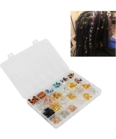 Hair Braid Rings Convenient Portable Dreadlock Hair Ring for Household for Parties for Wedding Banquets for Film Festivals for Office - Buy Online on GoSupps.com