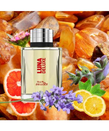 Luna Deluxe Pour Homme 3.4 Fl. Oz. Eau De Toilette Citrus Aromatic fragrance For Men - Buy Online on GoSupps.com