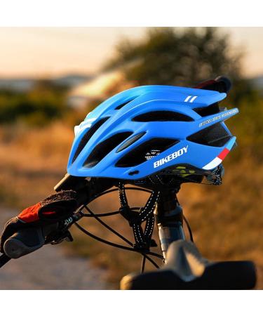 Shop Lingjiong Flexible Bicycle Head Protection - Light Helmet for Adults | Captain Edition - Blue - Moisturizing Feed | International Shipping Available - Buy Online on GoSupps.com