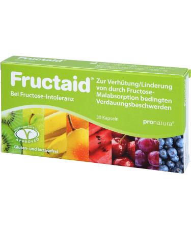 Pro Natura Fructaid - 30 Capsules for Fructose Intolerance Relief | Digestive Support Supplement - Buy Online on GoSupps.com