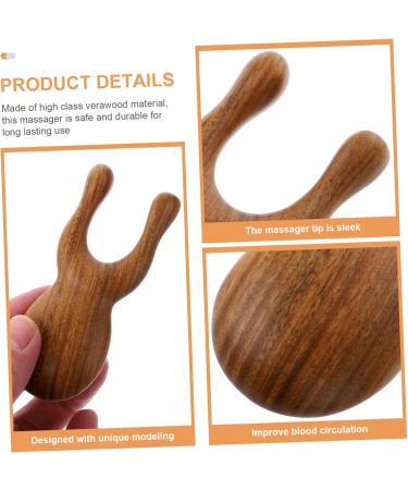 Frcolor Green Sandalwood Meridian Tool Head Brush - Scalp & Face Massager - Jade Boutique Hair Accessories - Buy Online on GoSupps.com