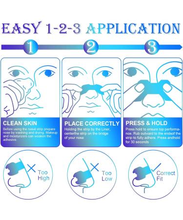 Nasal Strips 80 Count for Snoring & Congestion Relief - Drug-Free Solution for Better Breathing - Buy Online on GoSupps.com